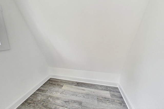 interior space featuring wood-type flooring