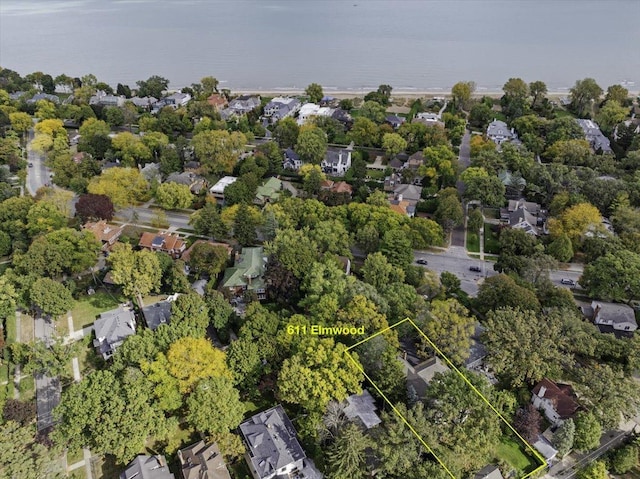 birds eye view of property featuring a residential view