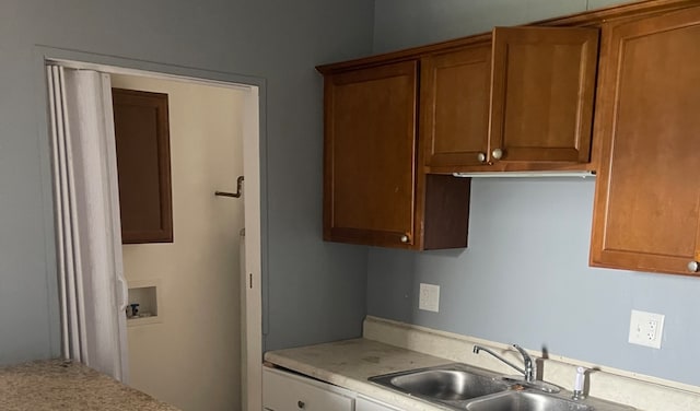 kitchen featuring sink