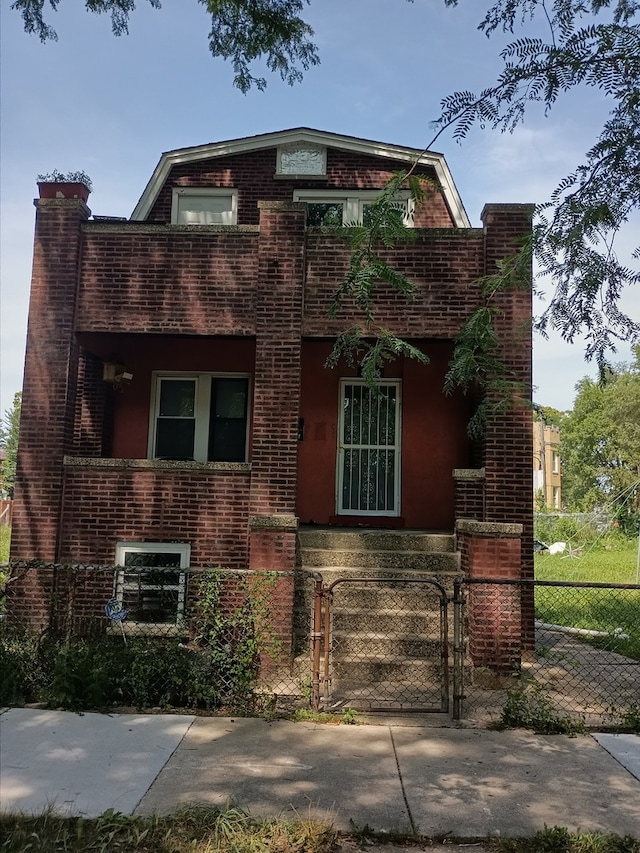 view of front of property