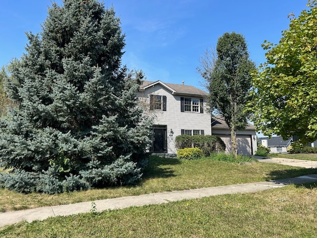 view of home's exterior featuring a lawn