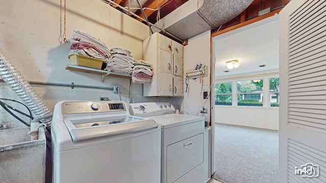 732 Luau Dr, Des Plaines, IL 60016 - washroom featuring washing machine and clothes dryer and carpet floors