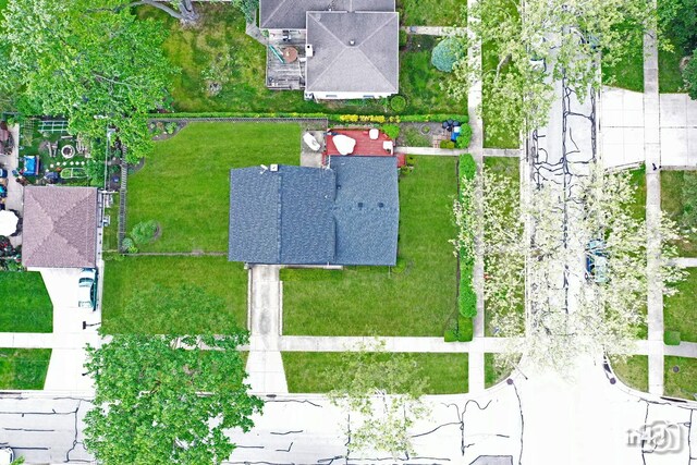 732 Luau Dr, Des Plaines, IL 60016 - aerial view