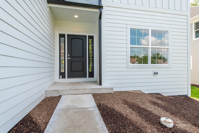 view of entrance to property