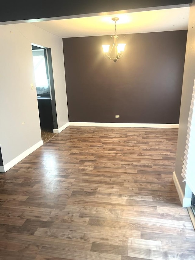 1249 Cunningham Dr Unit 3E, Calumet City, IL 60409 - unfurnished room featuring wood finished floors and baseboards