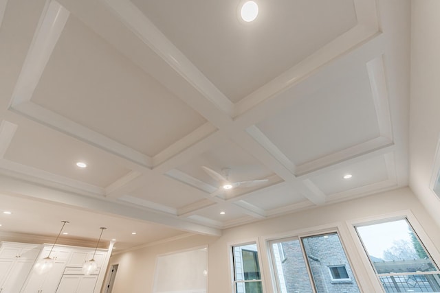 details with beamed ceiling