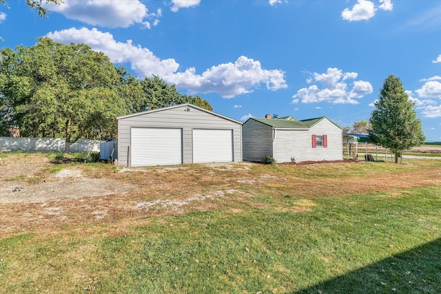 exterior space with a yard