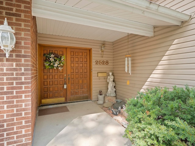 view of property entrance