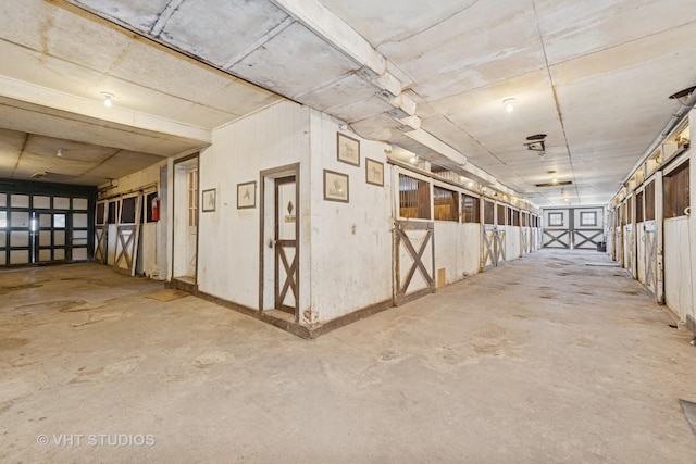 view of horse barn