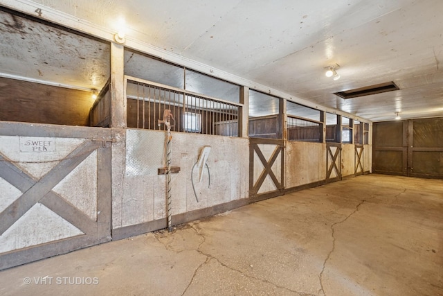 view of horse barn