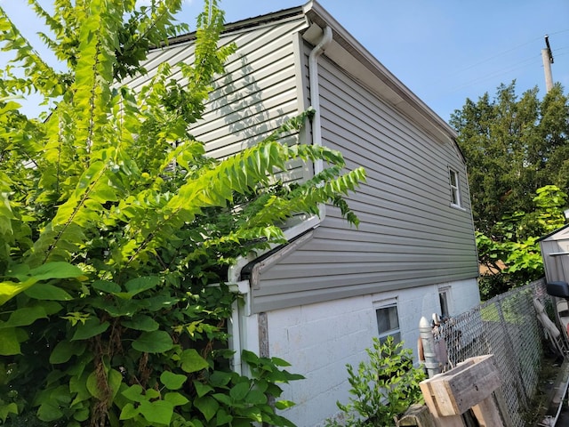 view of side of home