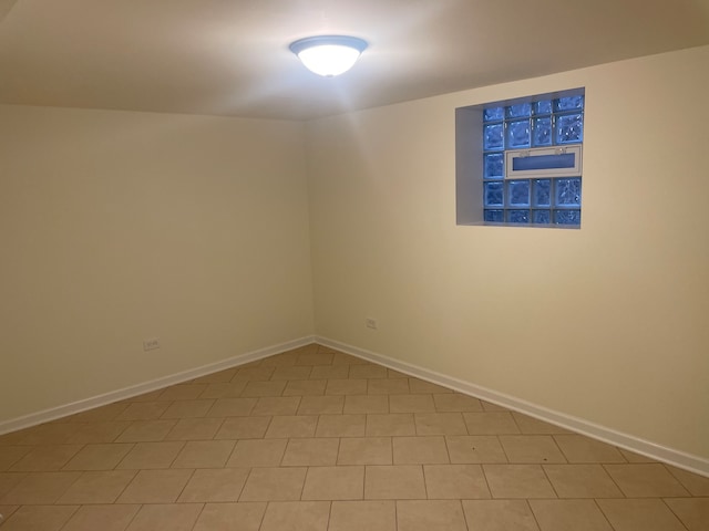 view of tiled empty room