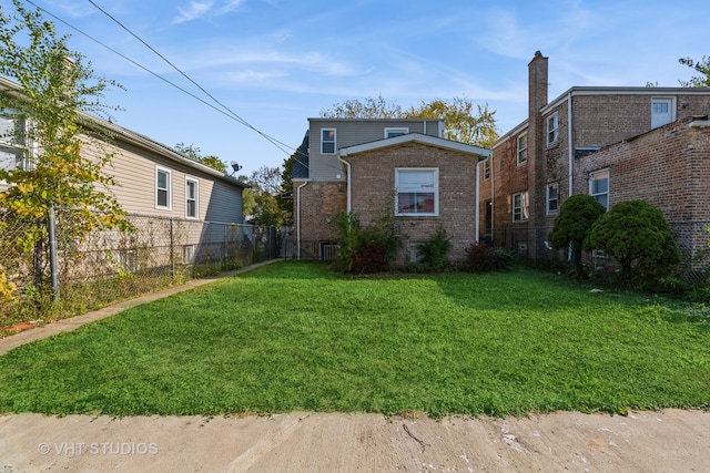 exterior space featuring a lawn