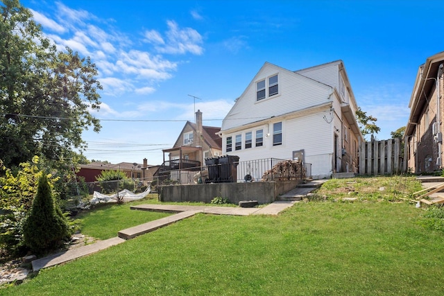 view of rear view of house