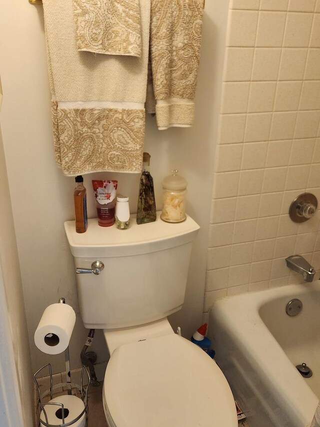 bathroom featuring toilet