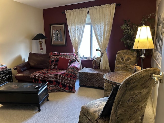 840 Elder Rd Unit A414, Homewood, IL 60430 - living room featuring carpet flooring