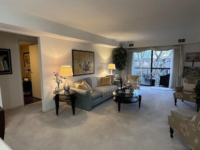 840 Elder Rd Unit A414, Homewood, IL 60430 - carpeted living room with visible vents