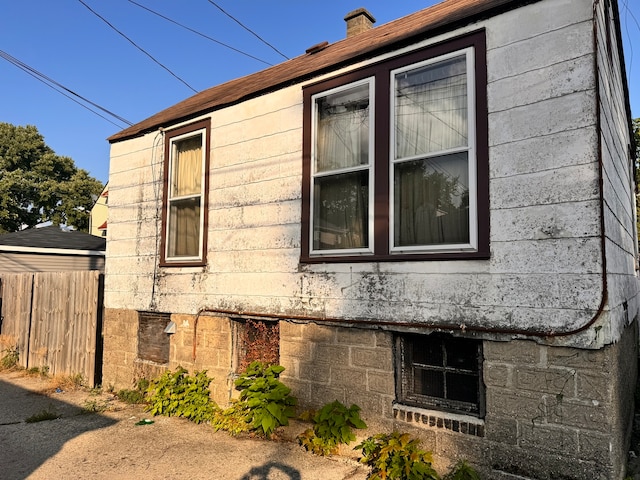 view of side of property