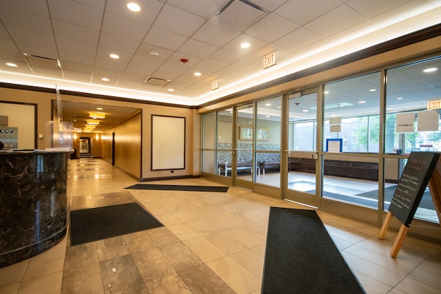 view of community lobby