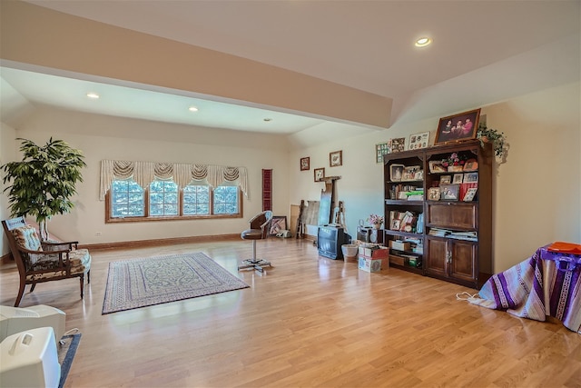 interior space featuring light hardwood / wood-style flooring