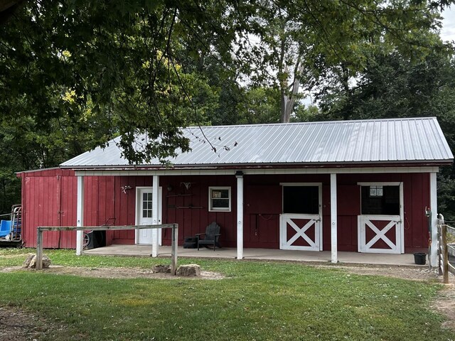 view of stable