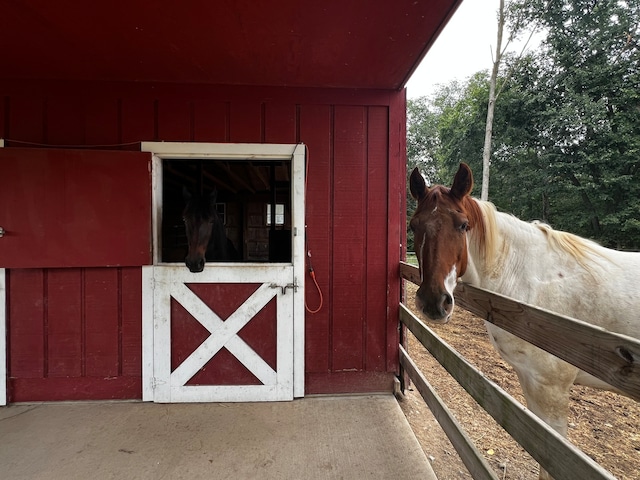 view of stable