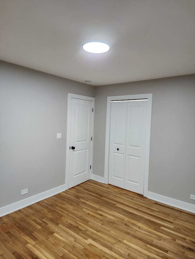 interior space featuring light hardwood / wood-style floors