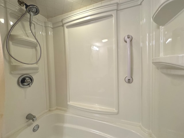 bathroom featuring tub / shower combination