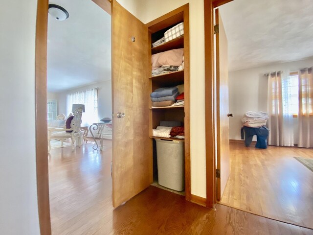 basement with washing machine and dryer