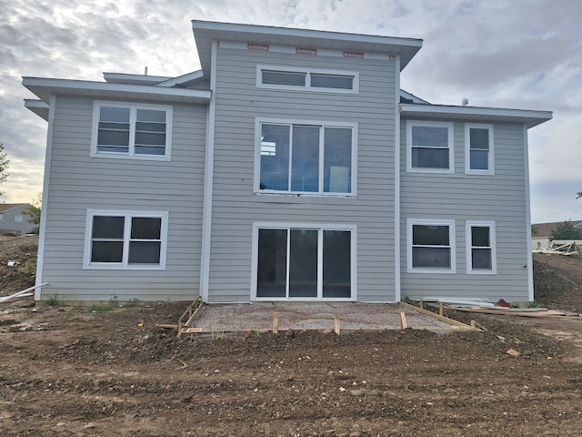 view of rear view of property