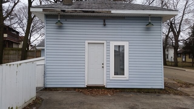 view of rear view of property