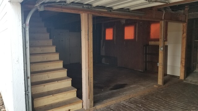 view of basement