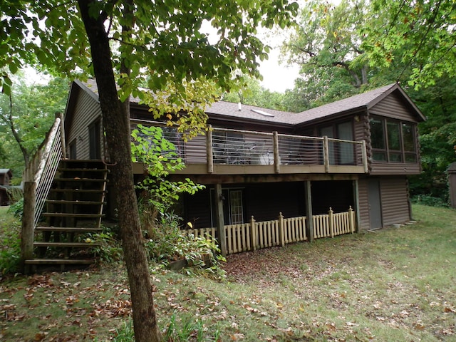 view of rear view of house