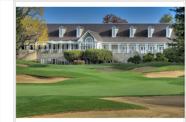 4463 Kettering Dr, Long Grove, IL 60047 - view of community with golf course view and a yard