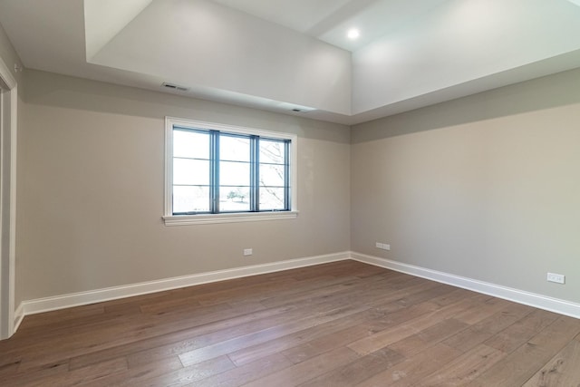 4463 Kettering Dr, Long Grove, IL 60047 - spare room featuring wood-type flooring and recessed lighting