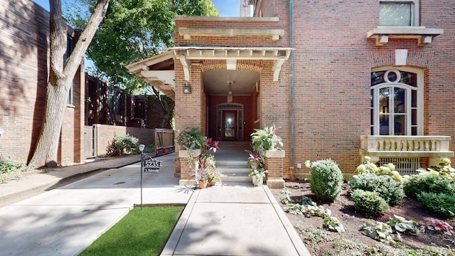 view of entrance to property