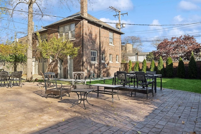 5235 S University Ave, Chicago, IL 60615 - view of patio / terrace with outdoor dining area