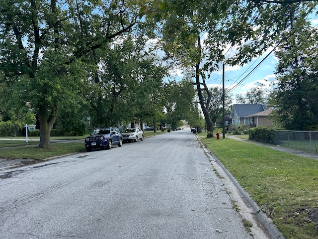 view of road