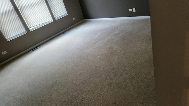 empty room featuring carpet