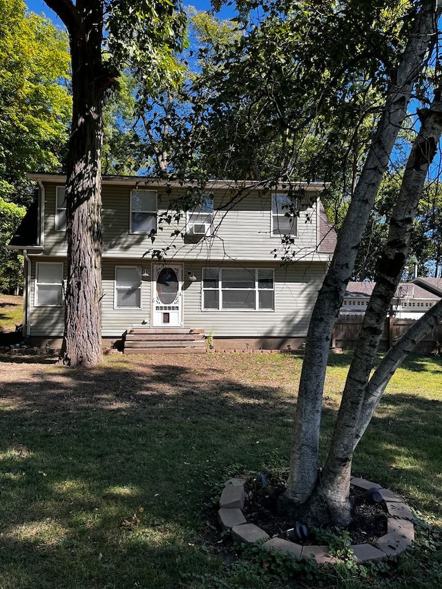 exterior space featuring a yard