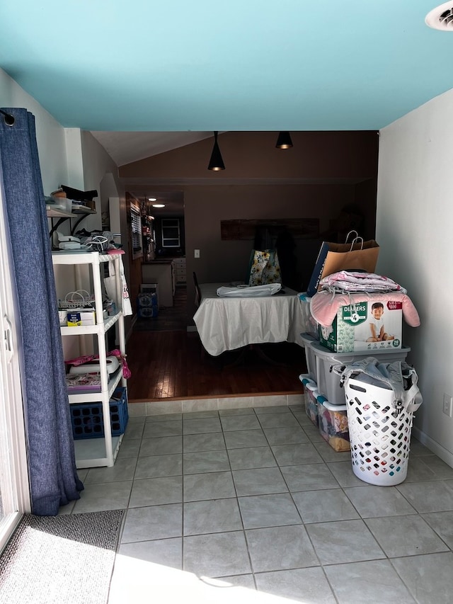 bedroom with hardwood / wood-style floors