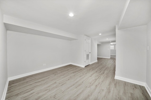 bonus room featuring light hardwood / wood-style flooring