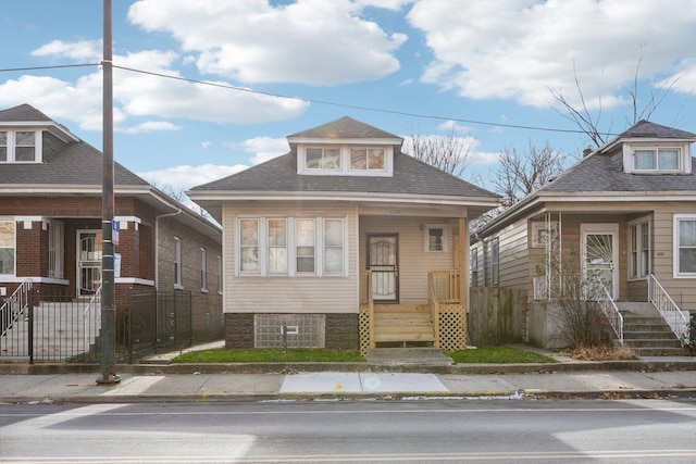 view of bungalow-style house