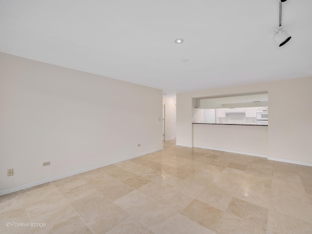 view of unfurnished living room