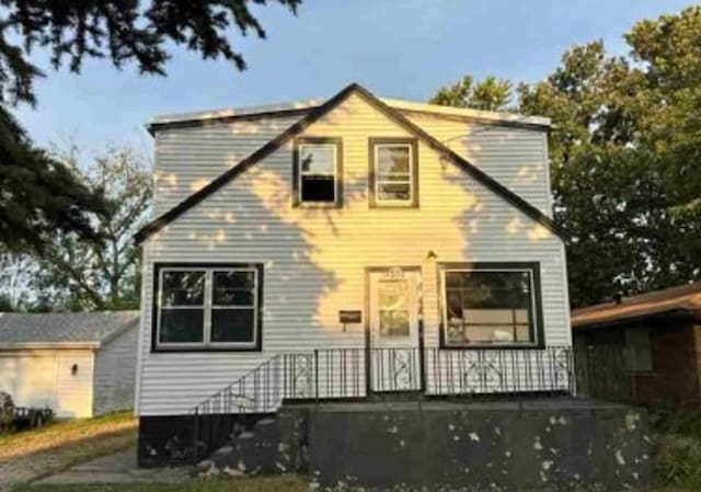 view of rear view of property