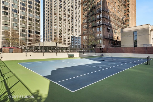 view of sport court