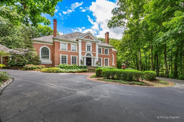 view of greek revival house