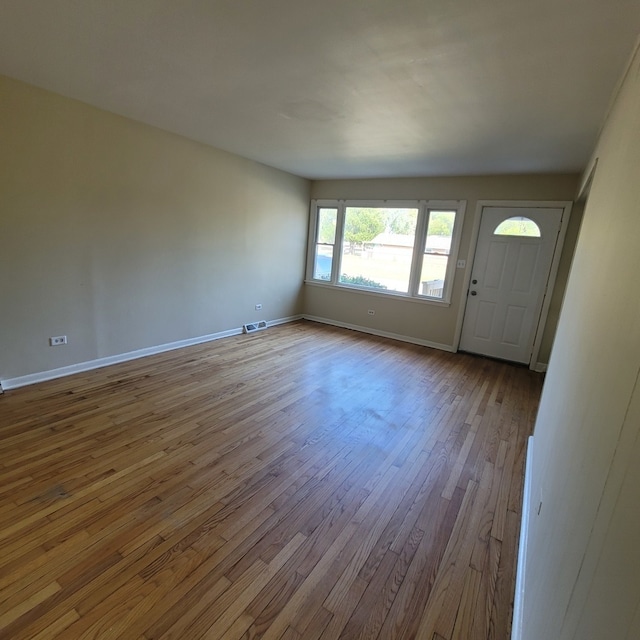 interior space featuring light hardwood / wood-style flooring