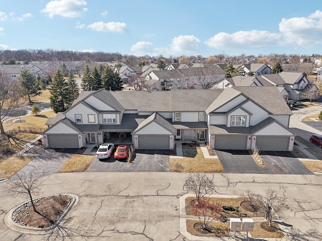 bird's eye view featuring a residential view