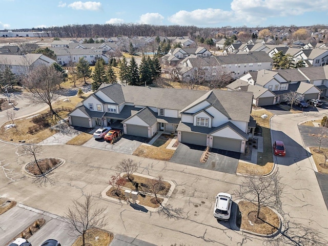 birds eye view of property featuring a residential view